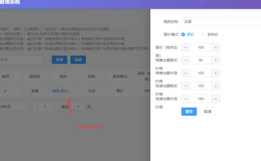 电影票小程序后台配置